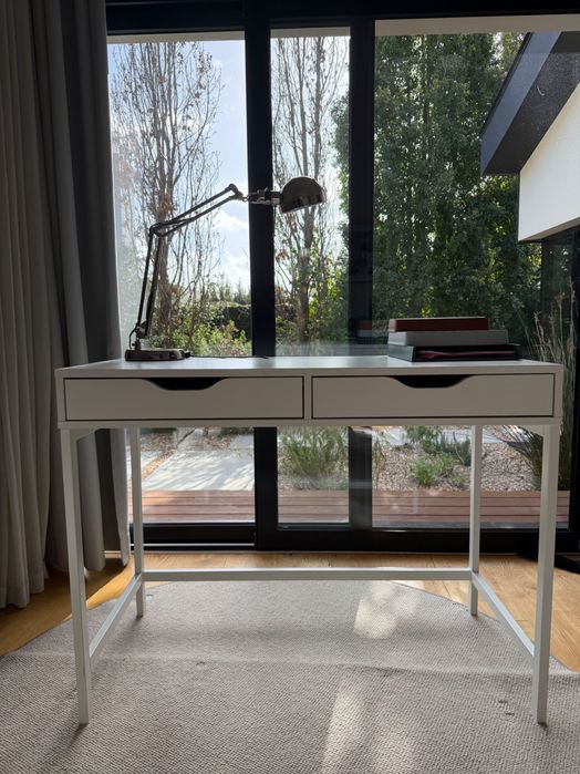 Ikea Alex Mesa escritorio pequena em branco