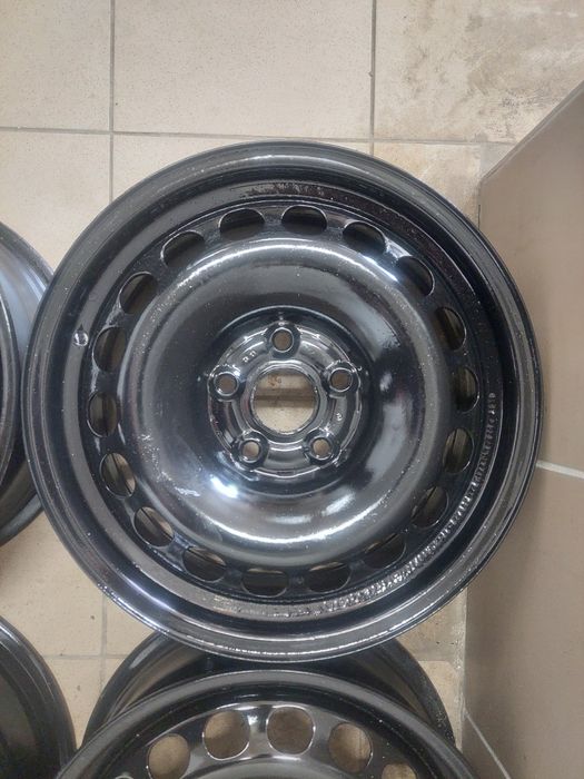 Комплект металевих стальних дисків Skoda Volkswagen Audi Seat R16 5×112