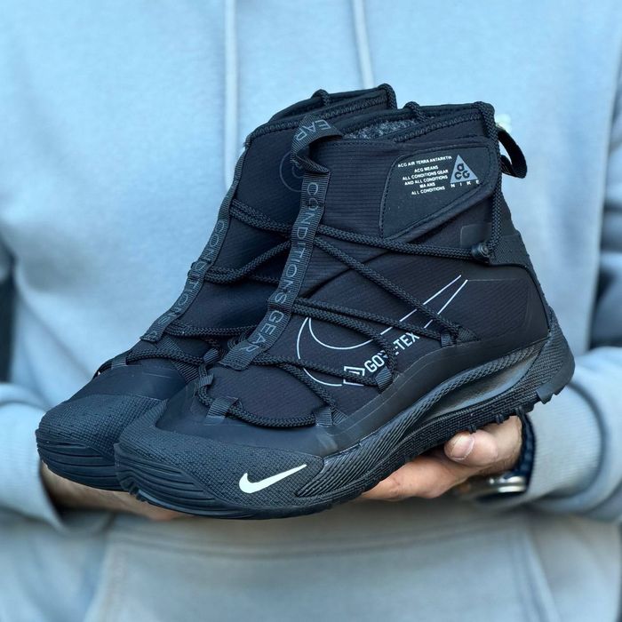 Чоловічі Зимові Кросівки Nike ACG Terra Antarktik Gore-Tex High Termo Winter з Хутром