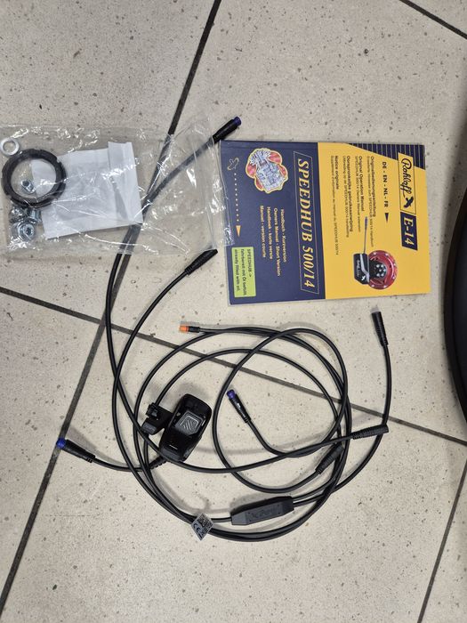 Nowa piasta Rohloff e bike 14 z osprzętem manetka i przewodami f vat ...