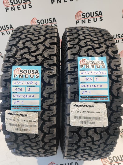 2 pneus Nortenha 235-70R16 106 S - Oferta da Entrega