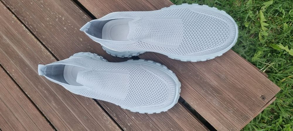 Buty męskie letnie wsuwane przewiewne