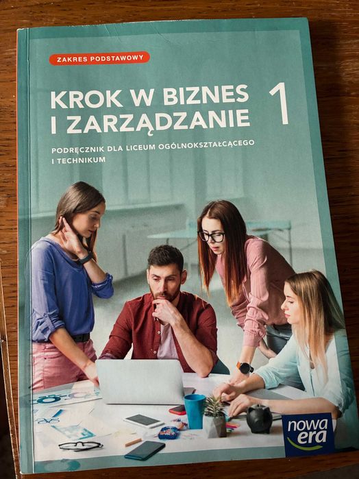 Krok w Biznes i Zarządzanie 1, podręcznik