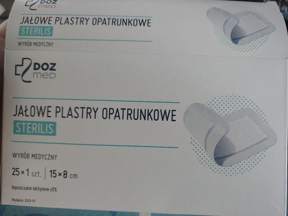 Opatrunki wklokninowy 8x15 cm