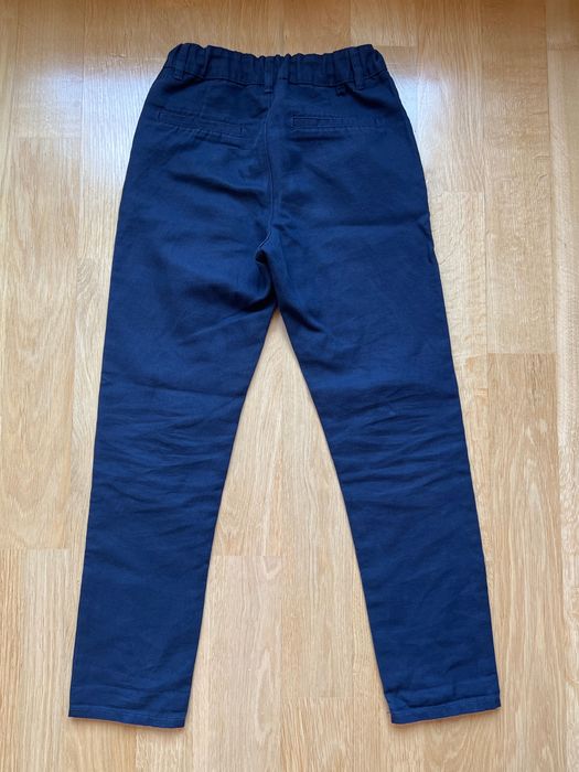 Spodnie granatowe Okaidi Chino Slim 140