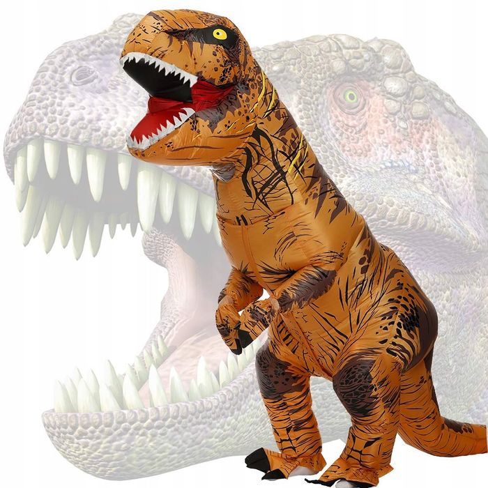 outlet kostium dmuchany t-rex jashke dla dorosłych 150-190 cm