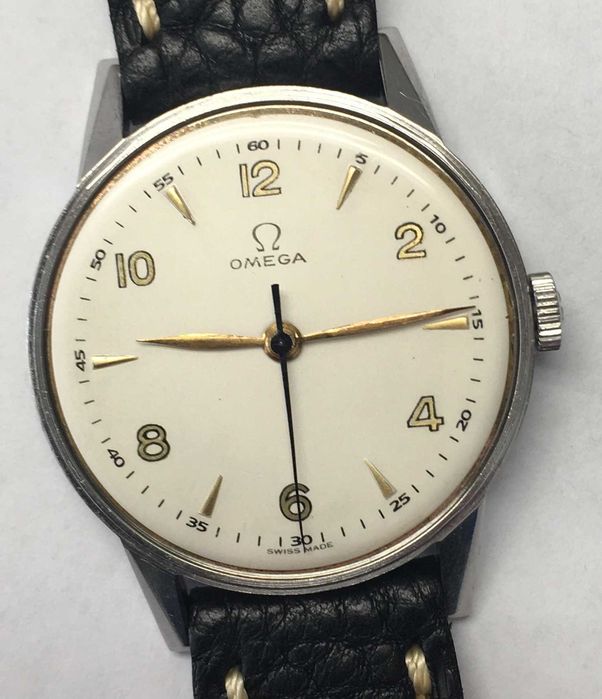 Raro Original relógio OMEGA Ω Vintage 1949 cal.283 (30T2 SC) 17 Pedras ref.2496