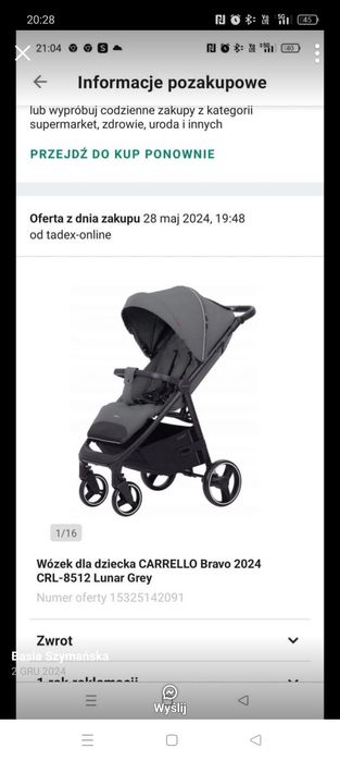 Wózek spacerowy Carrello brawo