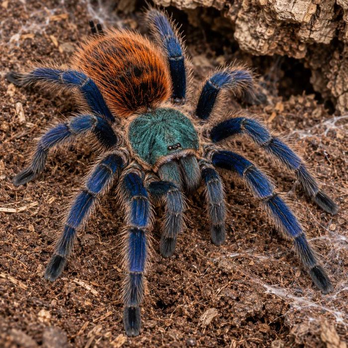 Chromatopelma cyaneopubescens samica 2,5-3 dc wybarwione!