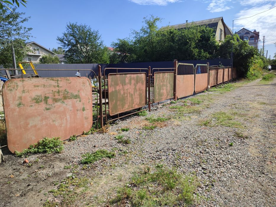 Забор металлический бу