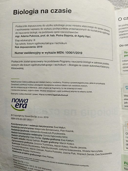 Podręcznik do Biologii 1