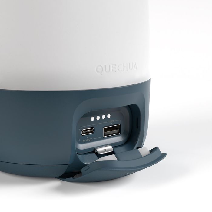 Lanterna e Bateria Externa de Campismo Recarregável BL400 400 Lúmens