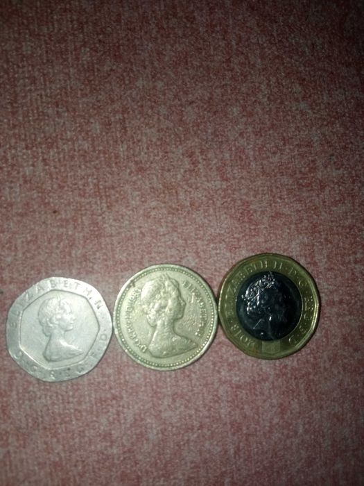 Moedas da rainha Elizabeth
