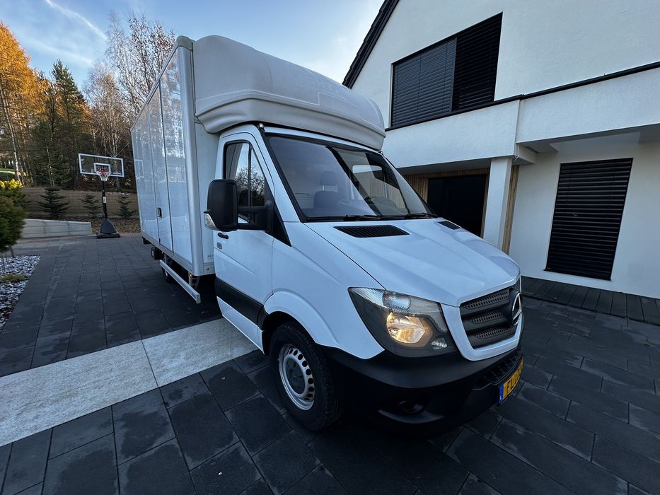 Mercedes-Benz SPRINTER 316 163KM kontener z winda 750kg 2017 R  3,5t dmc kamera bluetooth 2.2 163KM 2017r FVAT 23 bezwypadkowy
