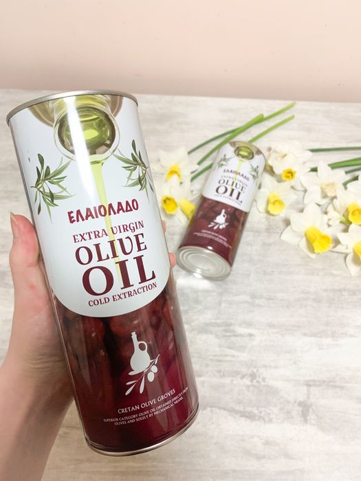 Оливкова олія рафінована. Італійська. 1 л і 5 л. Жестяна банка