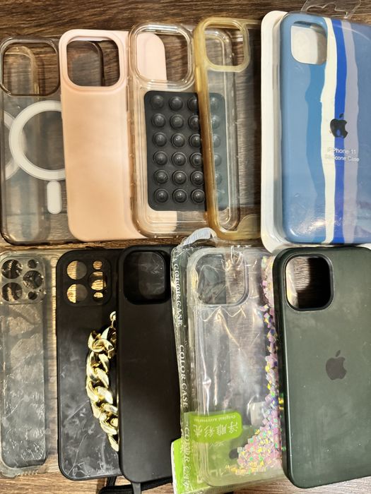 Набор чехлов на iPhone (11, 12, 13, 14, 6, 7, 8, 5, 14 Pro Max) и набор чехлов на Android