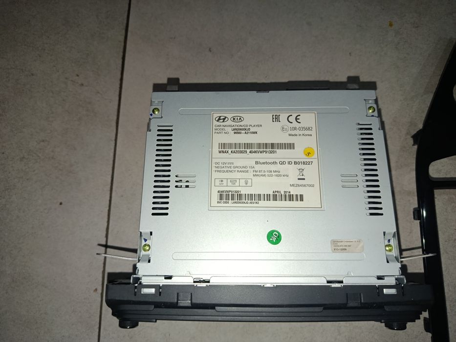 Radio kia cee'd II radio nawigacja