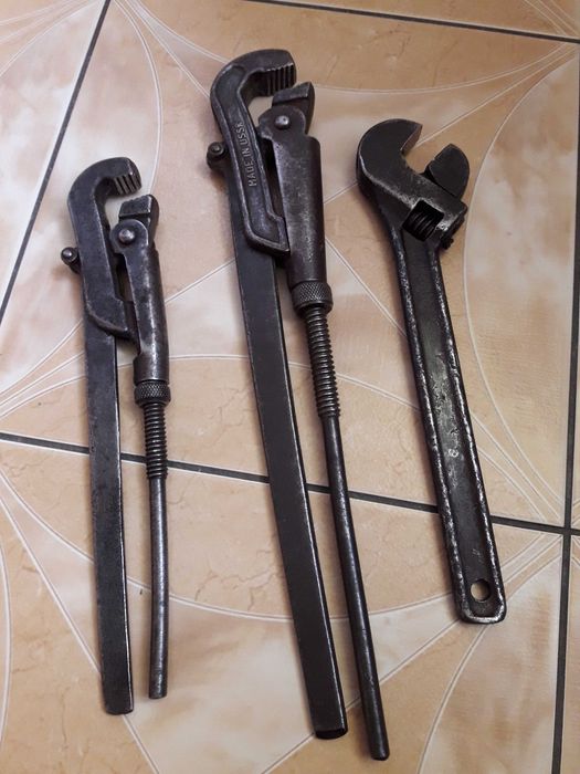 Ключи гаэчные, разводные СССР