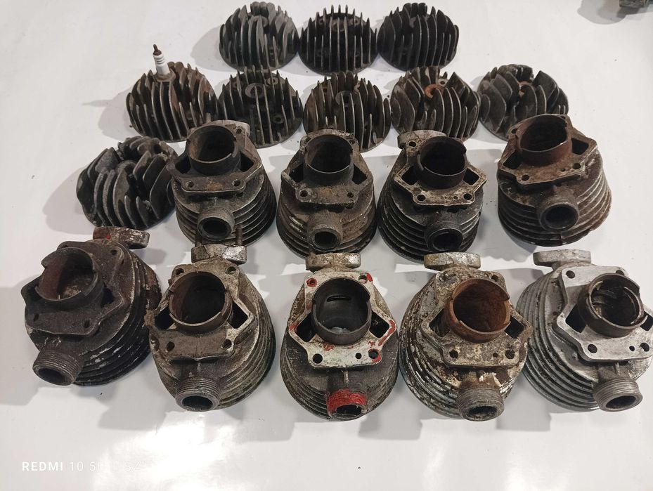 Komar - sztywniak - Romet - cylindry - głowice - 10 kg.