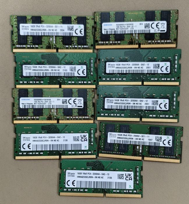 Memórias Ddr4 de 16gb