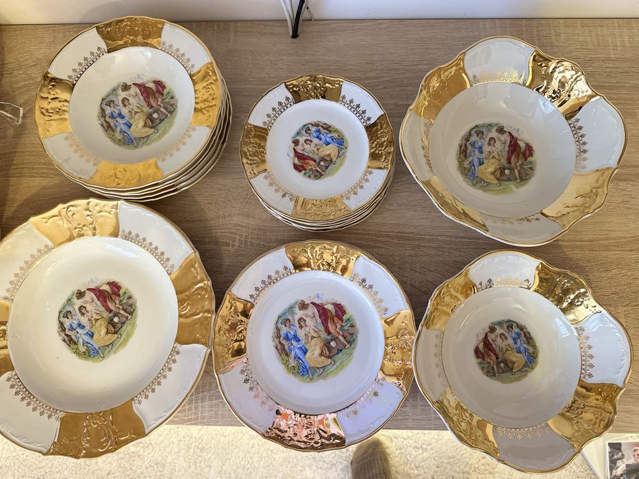 Bohemia, набір посуду, тарілки, супниця