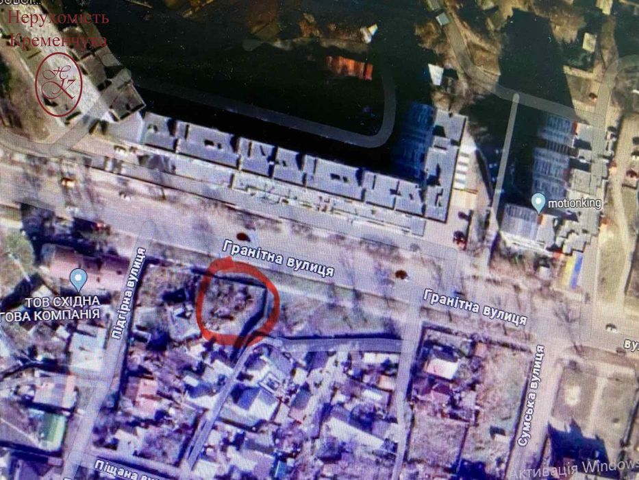 Продам земельну ділянку фасад  нагірна частина