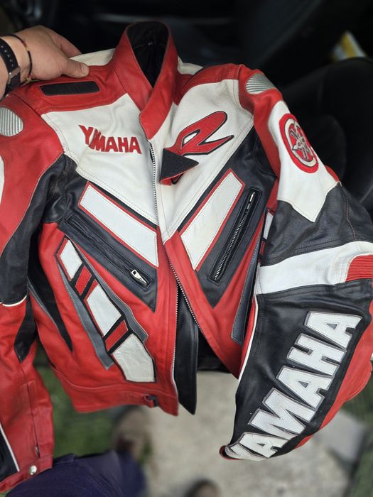 Casaca motard pele