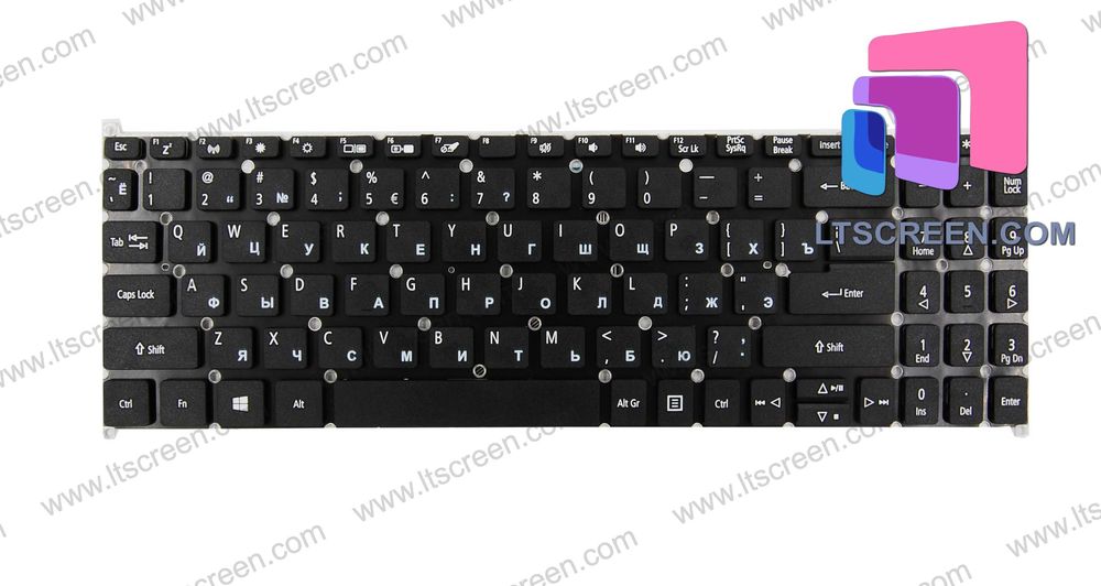 Клавиатуры ACER ASUS DELL Fujitsu HP LENOVO TOSHIBA для ноутбука