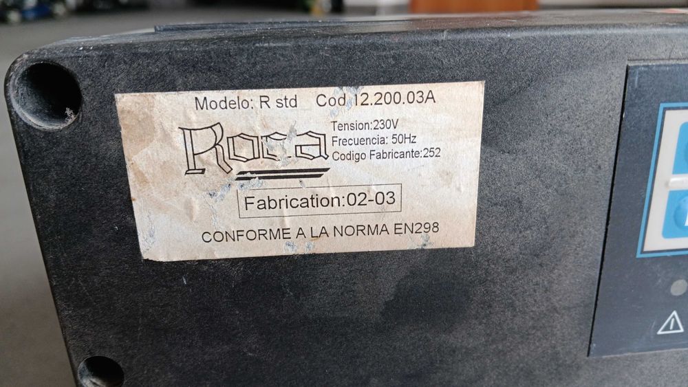 Roca R 30 30 Boiler Control Panel (Model R std, Code 12.200.03A)64286323487489124