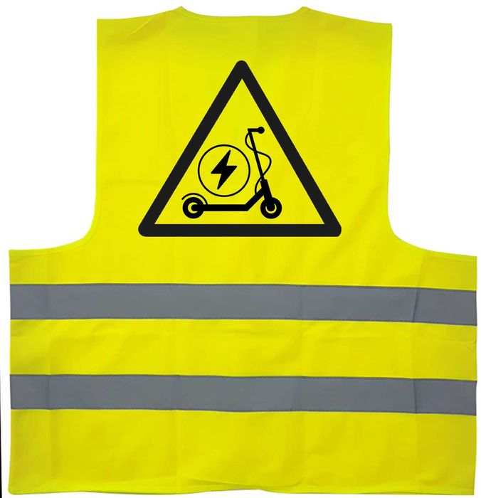 kamizelka odblaskowa na hulajnogę elektryczną, kamizelka hulajnoga