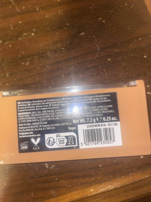 Paleta de Sombras Technic Mini 6 Bronze (Nova/Nunca Usada)