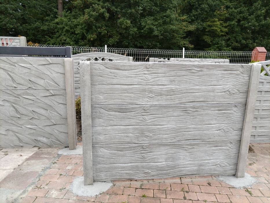 Ogrodzenie płyty płoty beton przęsła ogrodzeniowe