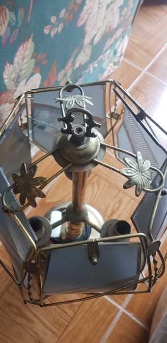 Candeeiro antigo 3 lâmpadas
