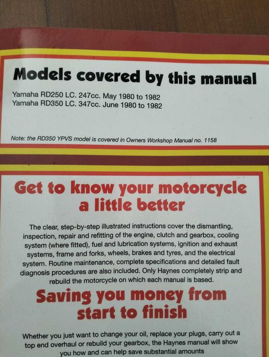 Haynes - Yamaha RD250/350 LC Twins (manual técnico)