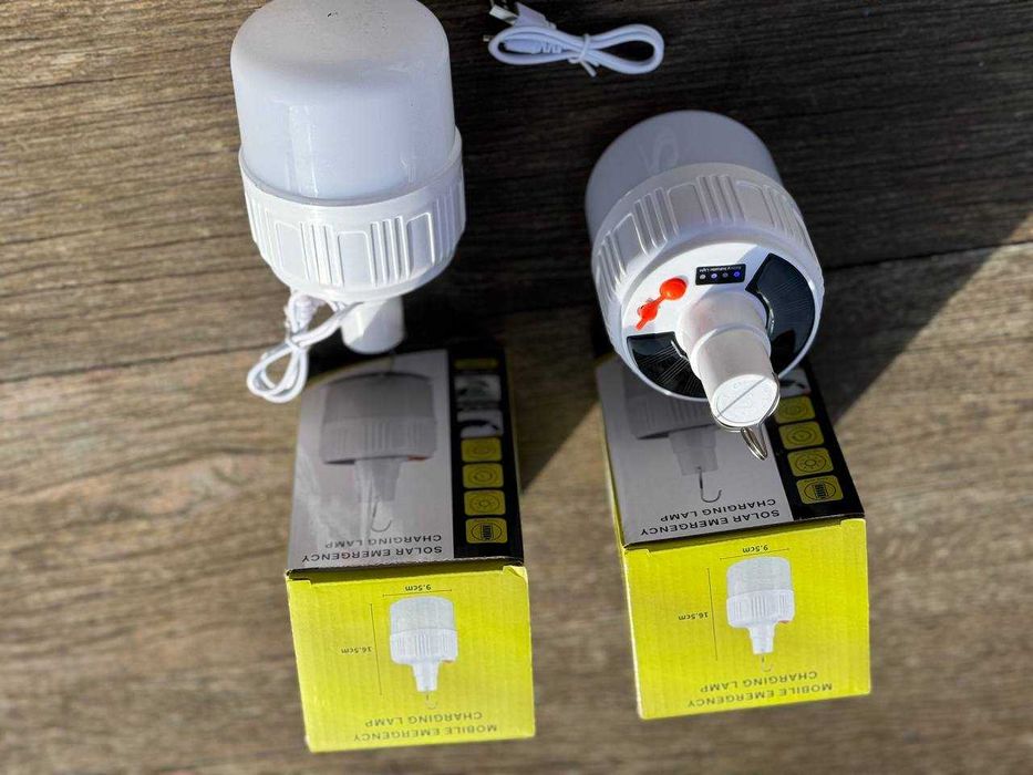 Підвісний кемпінговий ліхтар-лампа, сонячна панель 1200mAh