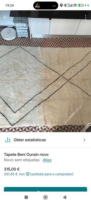 Tapete Beni Ourain novo