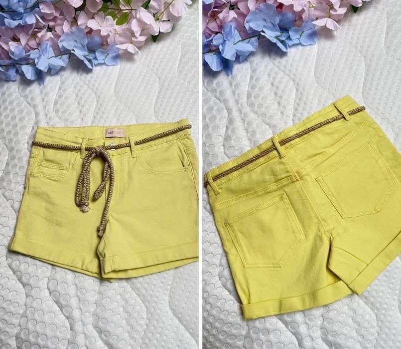 Spodenki jeansowe 134/140. 3 szt i koszulki gratis