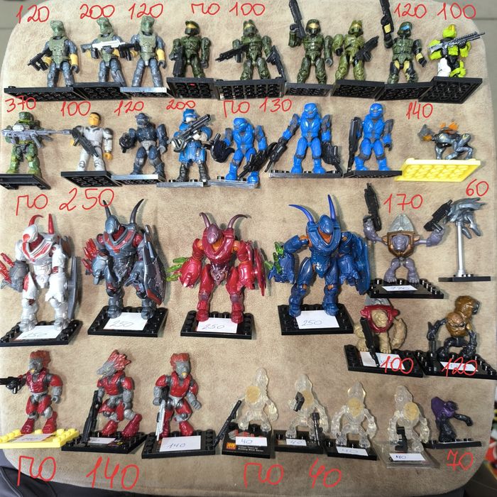 Фигурки Halo Mega Bloks черепашки ниндзя мега блокс дракон солдатики