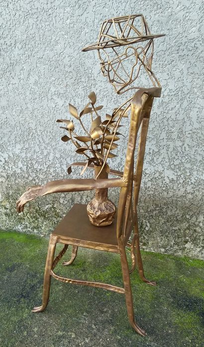 Eco da alma - Escultura em metal