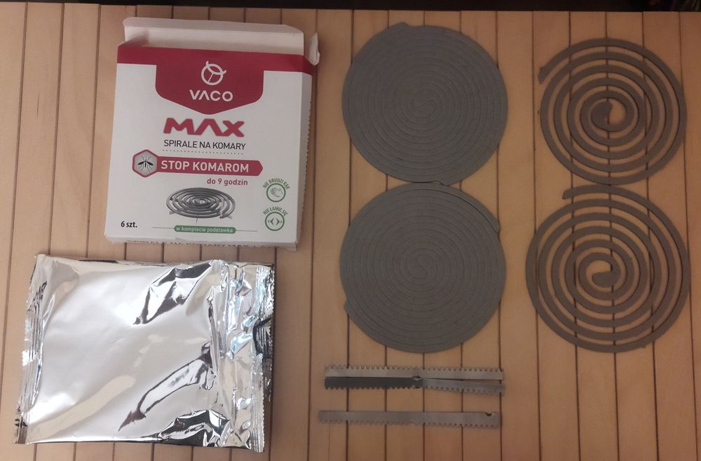 Spirale na komary i meszki