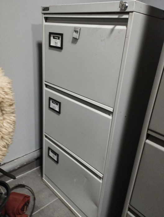 Metalowa szafka biurowa 2 szuflady