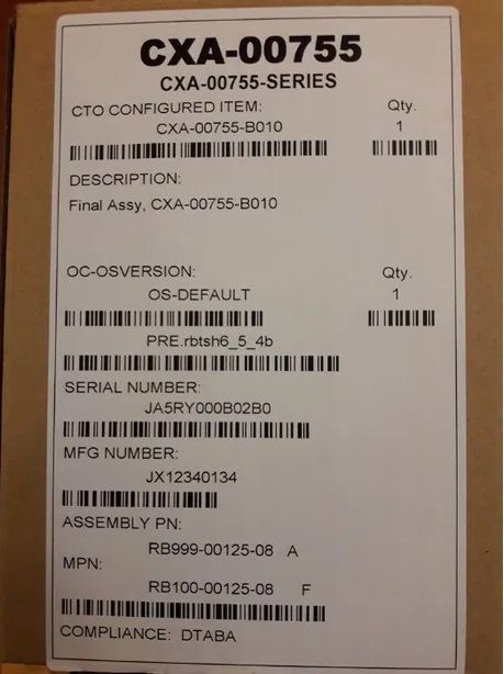 Riverbed Steelhead CXA-00755-B010 WAN Application Accelerator AMZ