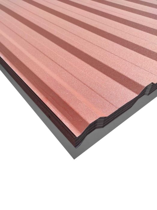 BLACHA trapezowa T-18 8004 CEGLASTY mat - KURIER od ręki