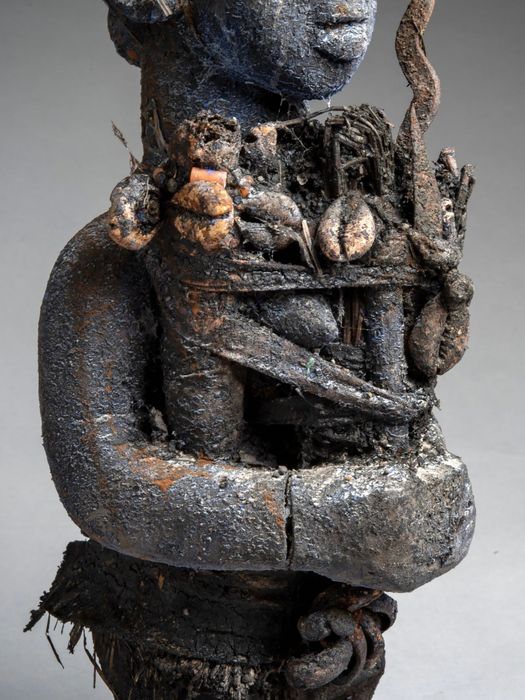 Fetysz Vaudou (Vodun) Fon - Benin / Togo. Okres: ok. 1960–1970 / duża