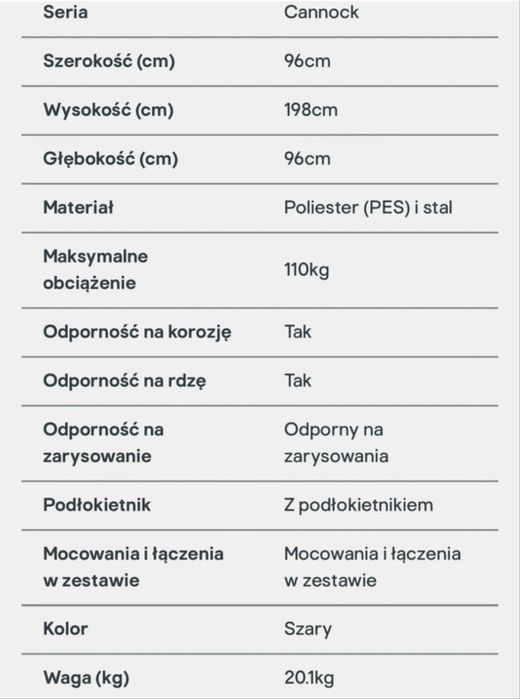 Fotel wiszacy kokon