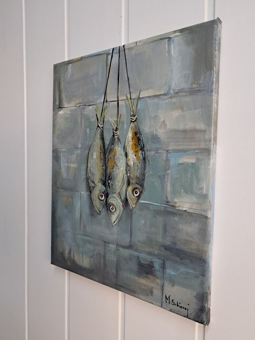 Ryby. Akryl na płótnie
