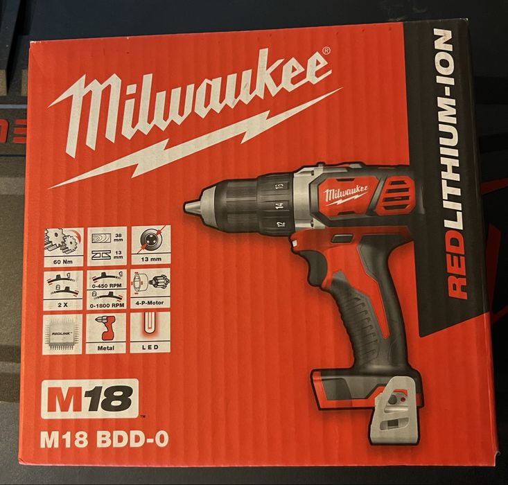 Kompaktowa wiertarko wkrętarka Milwaukee M18 BDD-0