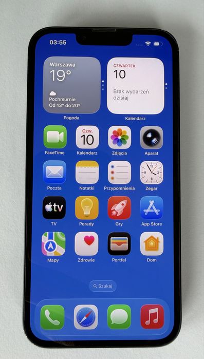 iPhone 14 128GB Midnight — bateria 85%, kompletny zestaw + 5 etui gratis!