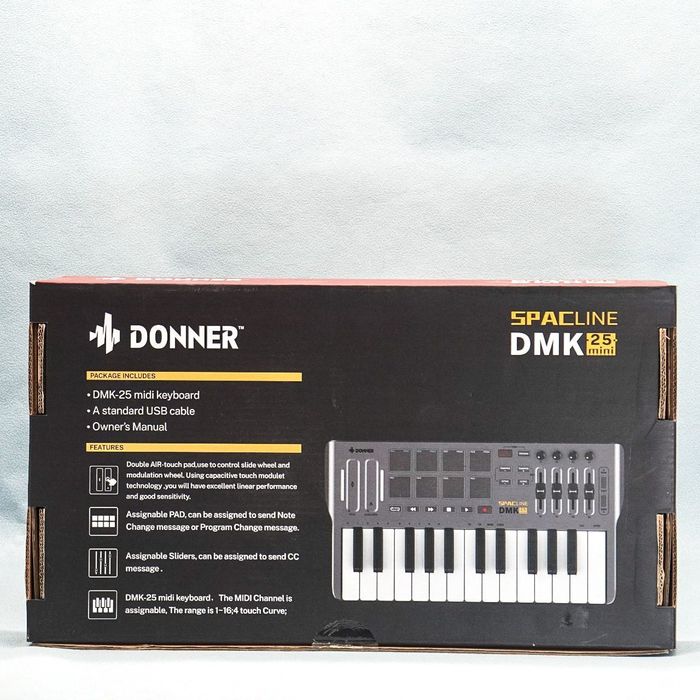 MIDI клавіатура Donner MIDI клавиатура Donner, портативный MIDI-контро