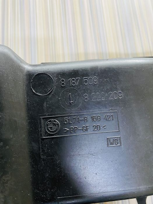 Воздуховоди БМВ Е39 Воздуховод на Охлаждения Тормозов Е39 Охолодження